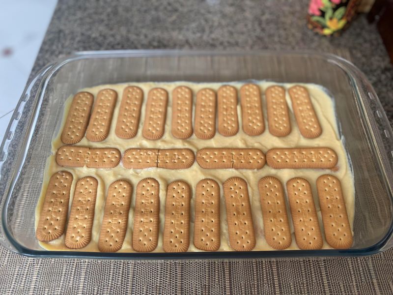 Receita de pavê de biscoito maizena