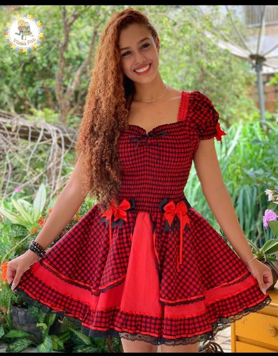 Sugestões de vestidos para festa caipira