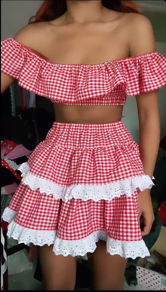 Sugestões de vestidos para festa caipira