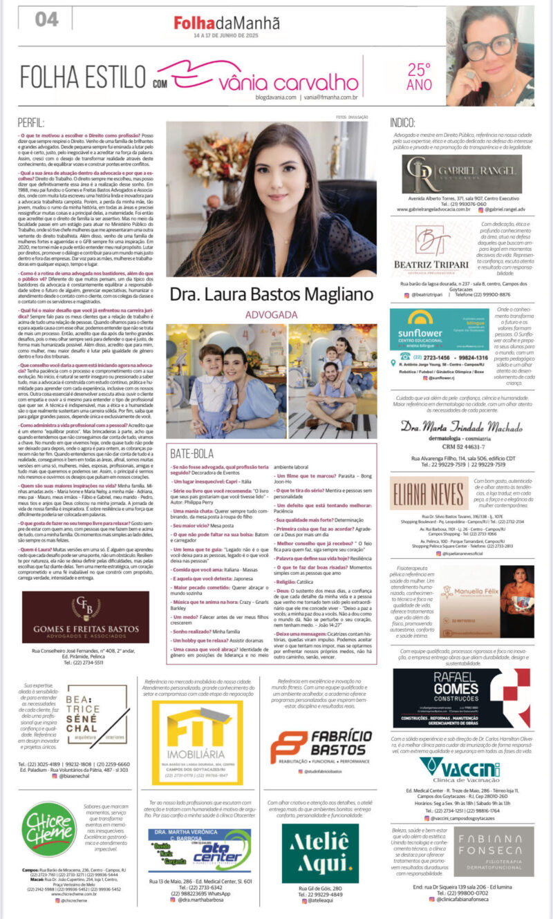 Dra. Laura Bastos: Resiliência, Justiça e Propósito na Advocacia Trabalhista