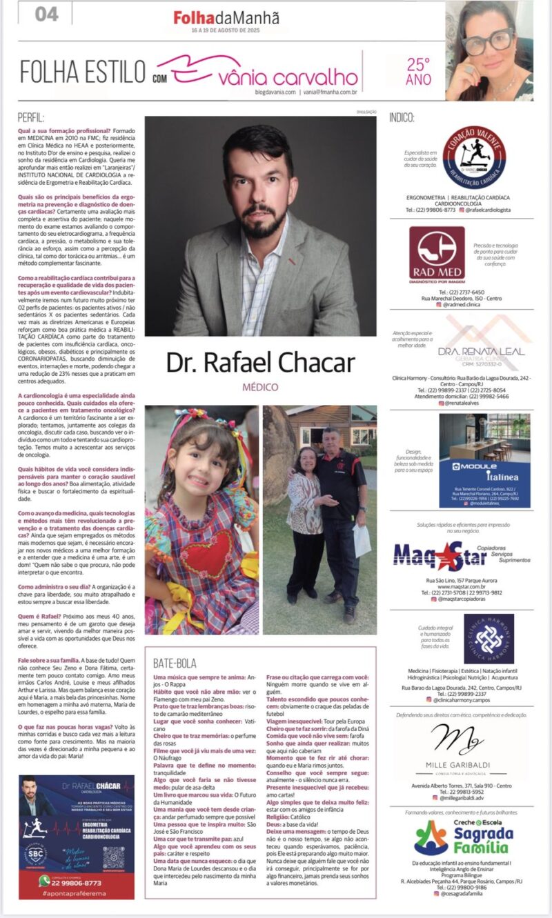 Entrevista com um médico cardiologista