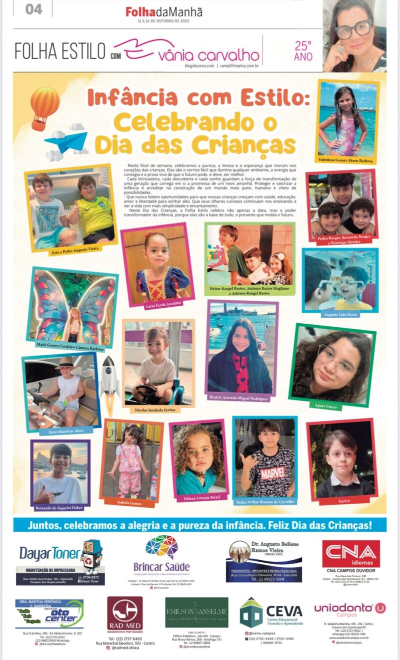 Infância com Estilo: Celebrando o Dia das Crianças