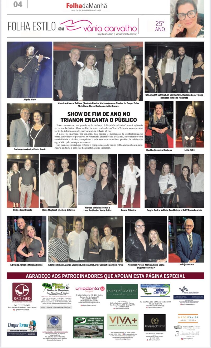 Show de Fim de Ano no Trianon encanta o público