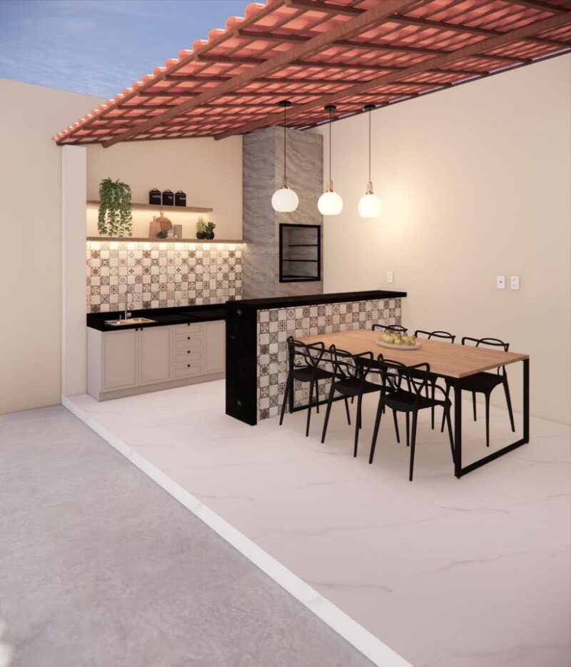 Área de Lazer com Churrasqueira: Inspirações