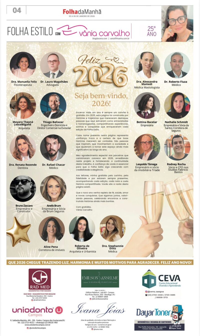 Seja Bem-vindo, 2026: Gratidão, Histórias e Novos Recomeços