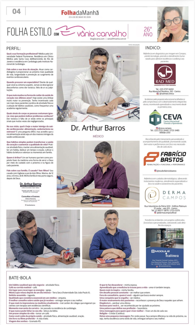 Dr. Arthur Barros fala sobre prevenção e saúde do coração