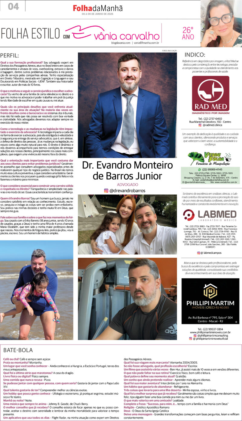 Evandro Barros e os desafios da advocacia